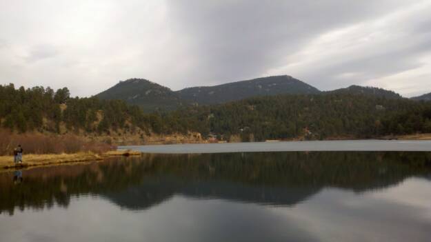 Evergreen CO Lake Fishing