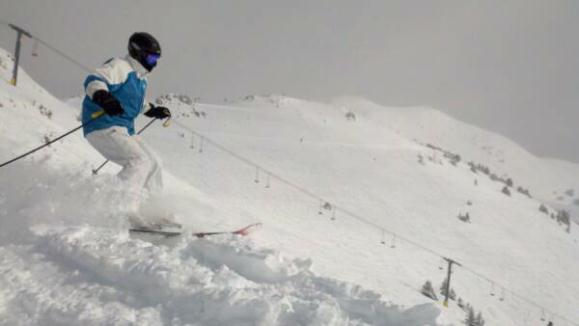 Copper Mountain Union Peak cornice drop