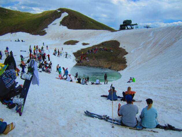 A Basin Pond Skiing